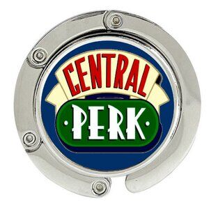 FRIENDS tv show Central Perk Purse Hanger Foldable Hook Handbag Table Bag Holder